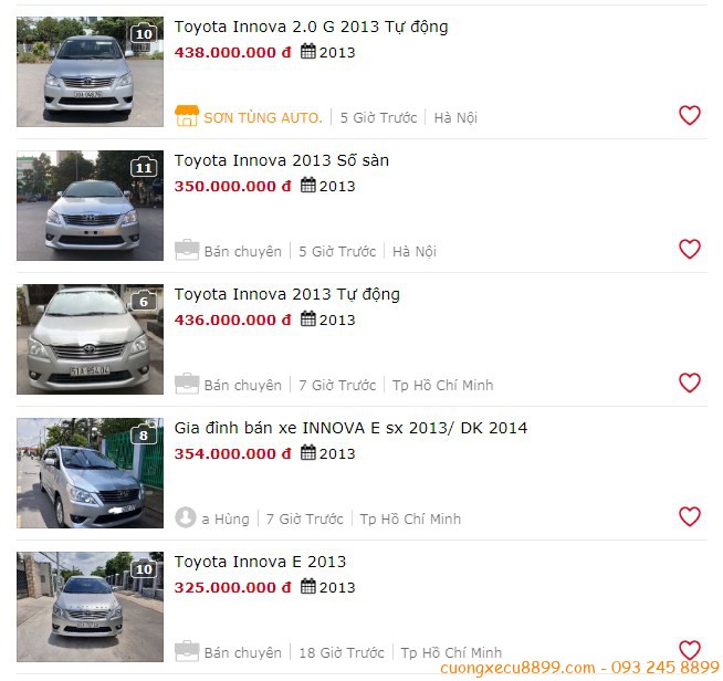 Tư vấn nên mua xe innova cũ đời nào? Tư vấn nên mua xe innova cũ đời nào?