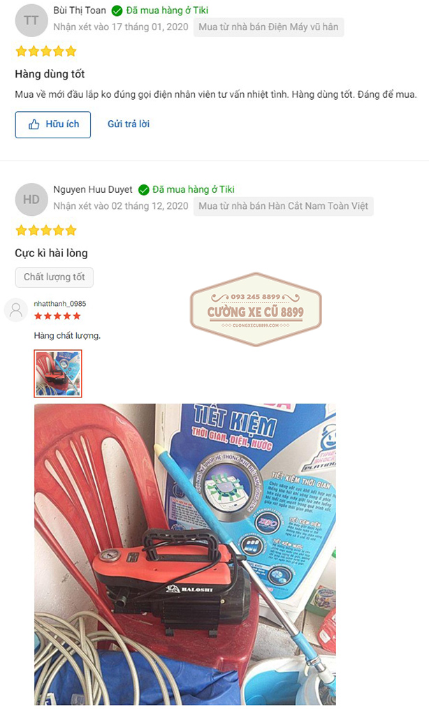 Máy rửa xe Haloshi có tốt không Máy rửa xe Haloshi có tốt không