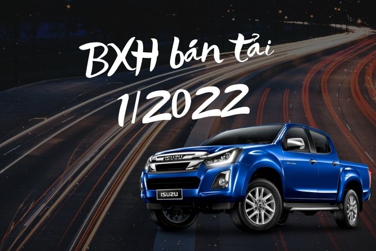 Top 5 mẫu bán tải bán chạy nhất tháng 1/2022. 1 Top 5 mẫu bán tải bán chạy nhất tháng 1/2022